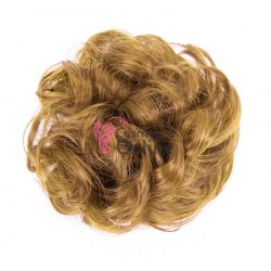 Coc modern din par artificial cu elastic DG241 Blond Auriu